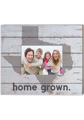 Texas Whitewash Slat Photo Frame Picture Frame - Grey
