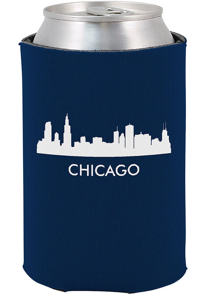 Chicago Skyline Coolie - Navy Blue