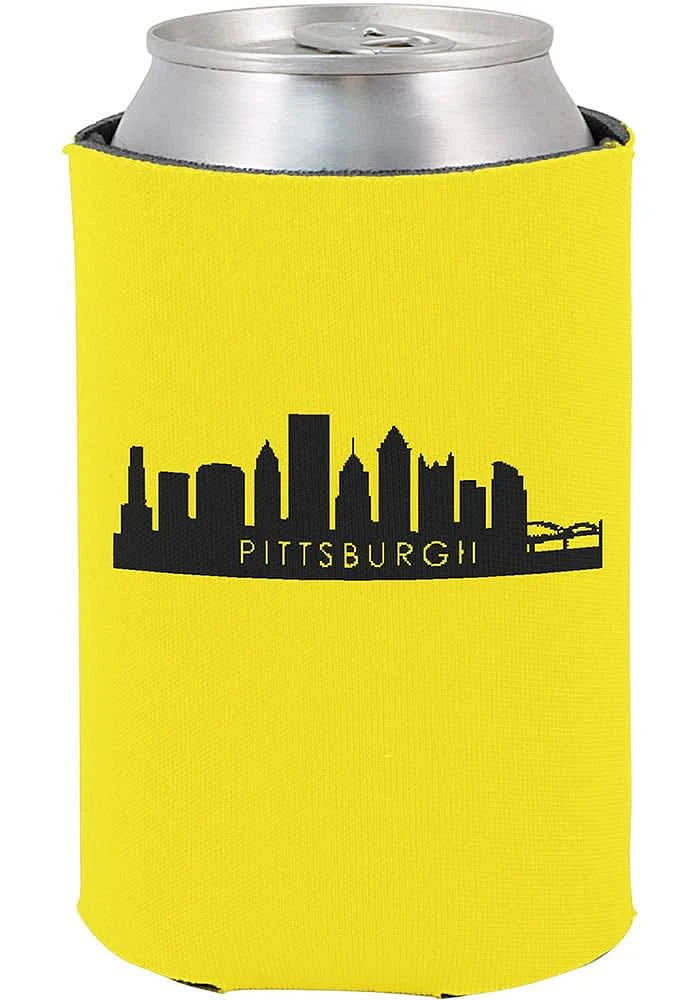 Pittsburgh Skyline Coolie - Yellow