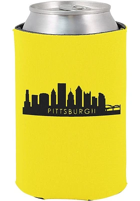 Pittsburgh Skyline Coolie - Yellow
