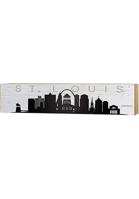 KH Sports Fan St Louis Skyline Sign - White