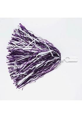 Local Gear Purple and White Pom Poms