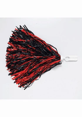 Local Gear Black and Scarlet Pom Poms