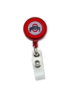Ohio State Buckeyes Plastic Badge Holder
