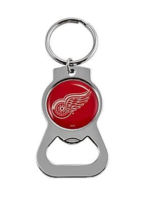 Detroit Red Wings Bottle Opener Keychain - Red