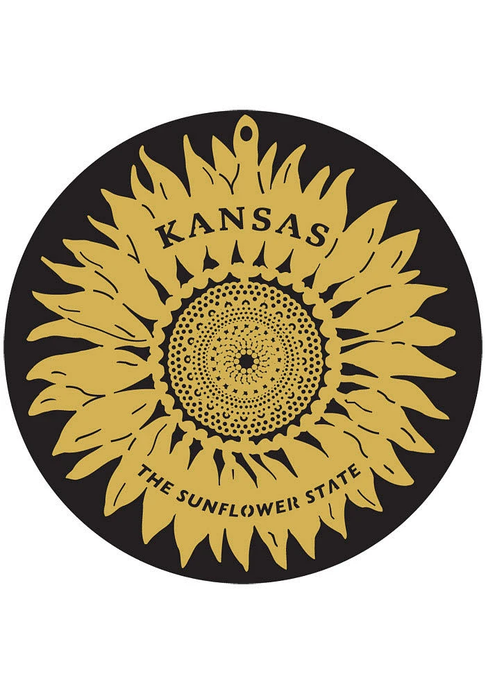Kansas Sunflower State Design Ornament