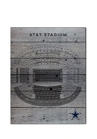 KH Sports Fan Dallas Cowboys 16x20 Seating Chart Sign - Grey