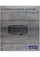 KH Sports Fan TCU Horned Frogs 16x20 Seating Chart Sign - Grey