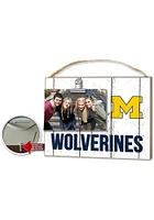 KH Sports Fan Michigan Wolverines 10x8 Clip It Photo Sign - White