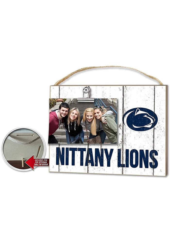 KH Sports Fan Penn State Nittany Lions 10x8 Clip It Photo Sign - White