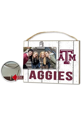 KH Sports Fan Texas A&M Aggies 10x8 Clip It Photo Sign - White