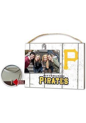 KH Sports Fan Pittsburgh Pirates 10x8 inch Colored Clip It Photo Sign - White