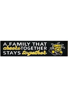 KH Sports Fan Wichita State Shockers 3x13 Family That Cheers Together Sign - White