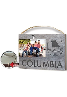 Columbia Clip it Gray Name Drop Frame Picture Frame - White