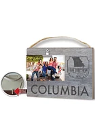 Columbia Clip it Gray Name Drop Frame Picture Frame - White