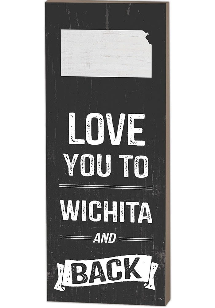 KH Sports Fan Wichita Name Drop Love You To... Sign Sign - White