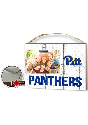 KH Sports Fan Pitt Panthers 10x8 Clip It Photo Sign - White