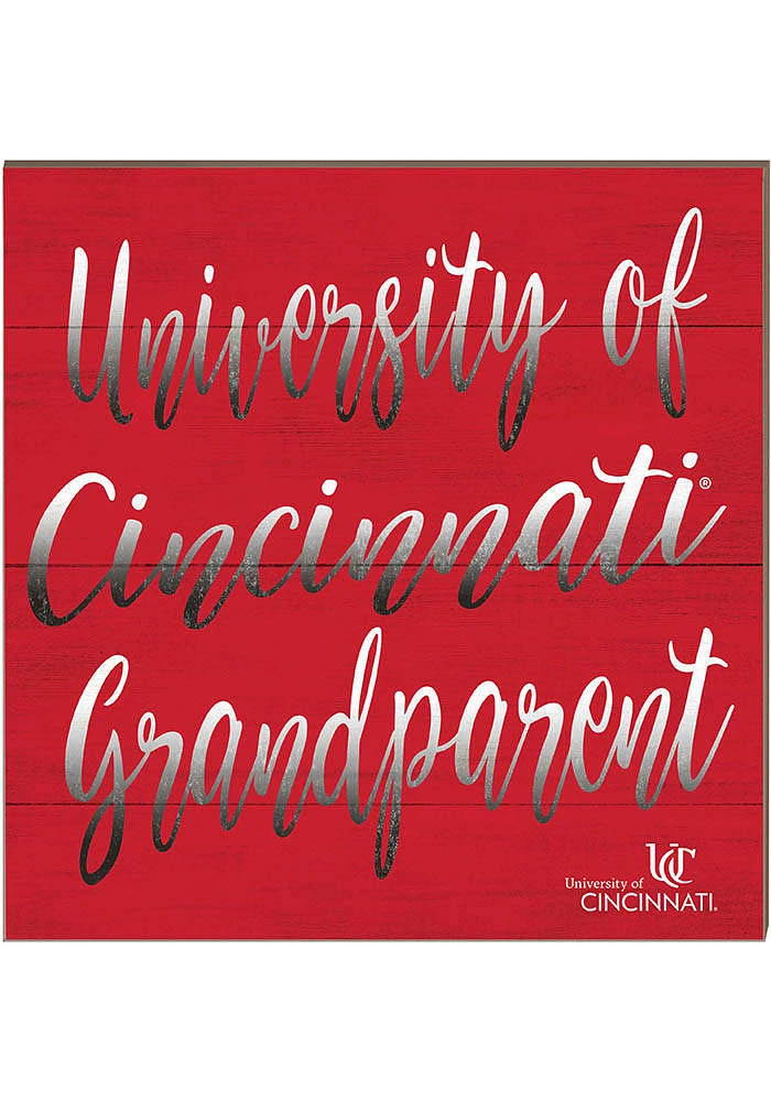 Jardine Associates Cincinnati Bearcats 10x10 Grandparents Sign