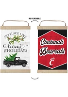 Jardine Associates Cincinnati Bearcats Holiday Reversible Banner Sign