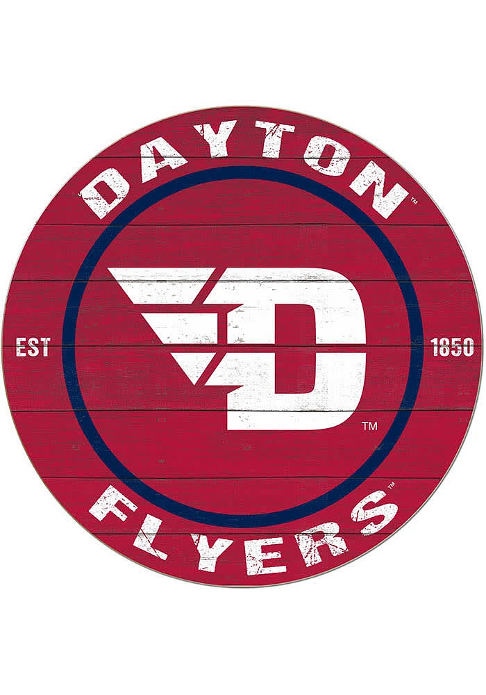 Jardine Associates Dayton Flyers 20x20 Colored Circle Sign