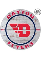 Jardine Associates Dayton Flyers 20x20 In Out Weathered Circle Sign