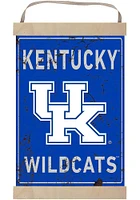 Jardine Associates Kentucky Wildcats Reversible Retro Banner Sign