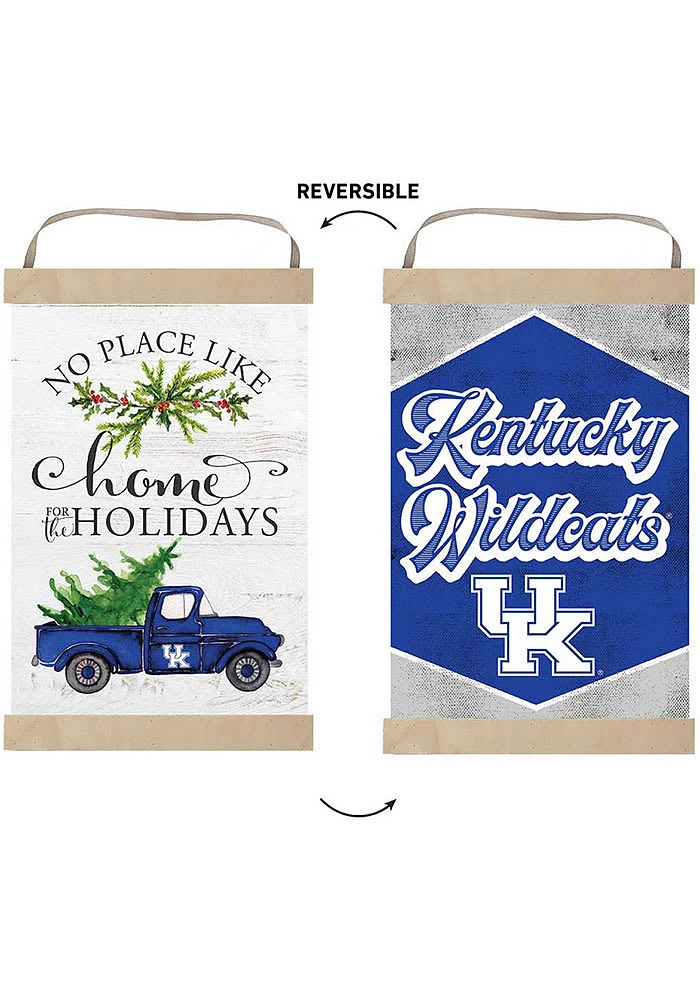 Jardine Associates Kentucky Wildcats Holiday Reversible Banner Sign