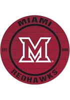 Jardine Associates Miami RedHawks 20x20 Colored Circle Sign