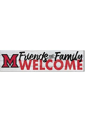 Jardine Associates Miami RedHawks 40x10 Welcome Sign