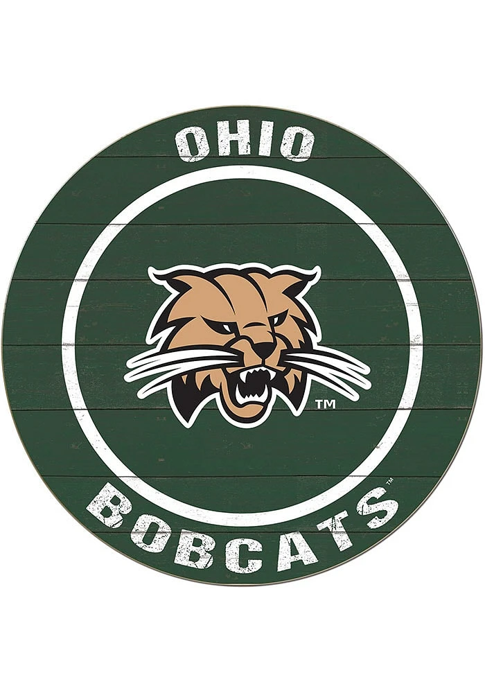 Jardine Associates Ohio Bobcats 20x20 Colored Circle Sign