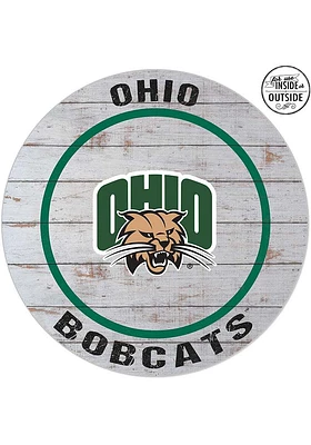 Jardine Associates Ohio Bobcats 20x20 In Out Weathered Circle Sign