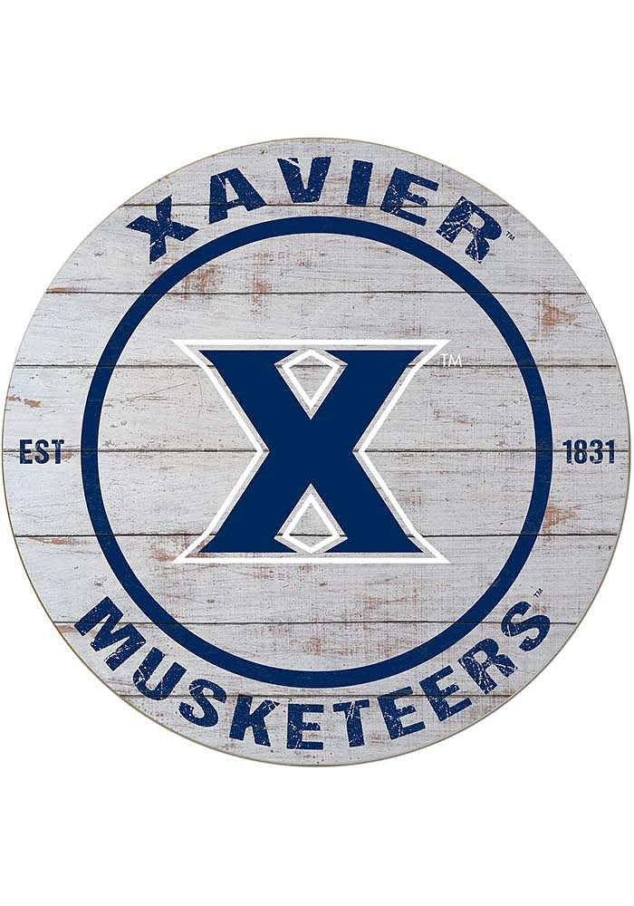 Jardine Associates Xavier Musketeers 20x20 Weathered Circle Sign