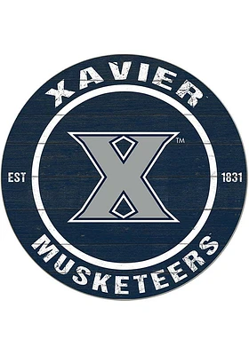 Jardine Associates Xavier Musketeers 20x20 Colored Circle Sign