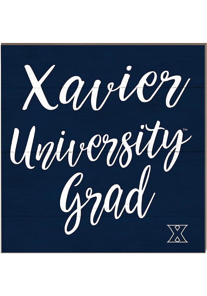 Jardine Associates Xavier Musketeers 10x10 Grad Sign