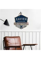 Jardine Associates Xavier Musketeers Fans Welcome Rustic Badge Sign