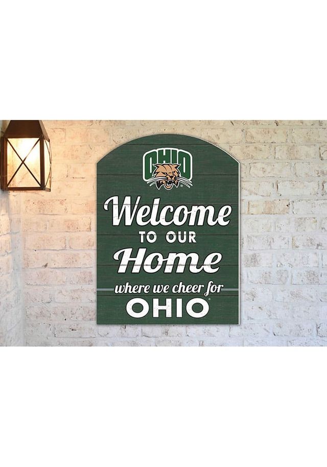 Jardine Associates Ohio Bobcats 16x22 Indoor Outdoor Marquee Sign - Green