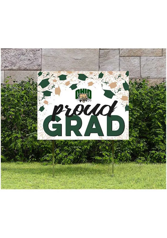 Ohio Bobcats 18x24 Confetti Yard Sign