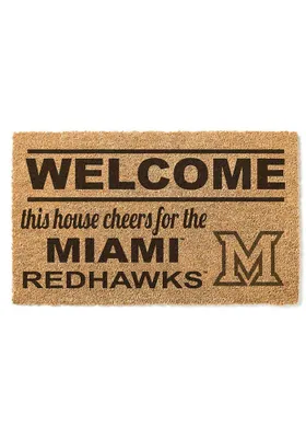 Miami RedHawks 18x30 Welcome Door Mat