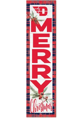 Jardine Associates Dayton Flyers 11x46 Merry Christmas Leaning Sign