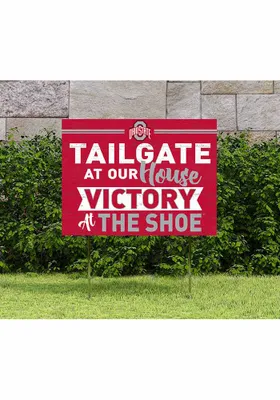 Ohio State Buckeyes KH Sports Fan 18x24 Tailgate Yard Sign - Red