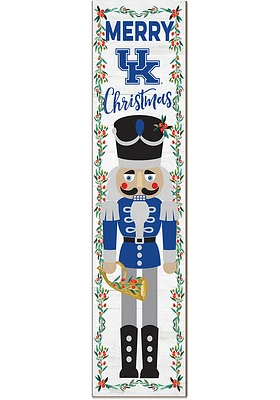 Jardine Associates Kentucky Wildcats Nutcracker Leaning Sign