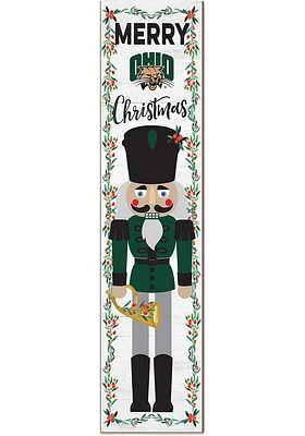 Jardine Associates Ohio Bobcats Nutcracker Leaning Sign