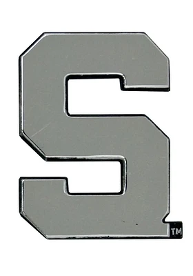 Michigan State Spartans Chrome Classic Car Emblem - Silver