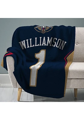 New Orleans Pelicans Zion Williamson Jersey Raschel Blanket