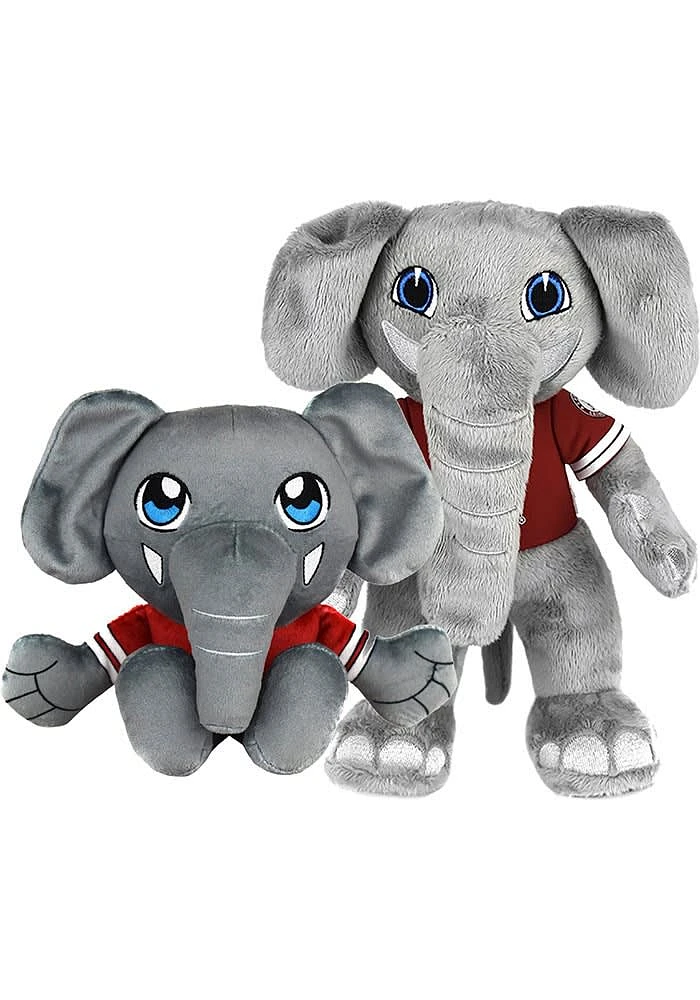 Alabama Crimson Tide Bundle Plush - Grey