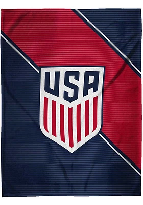 USWNT 60x80 Raschel Throw Blanket - Red