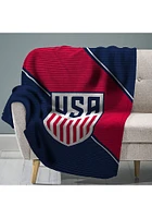 USWNT 60x80 Raschel Throw Blanket - Red