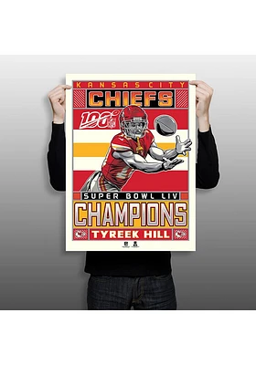 Tyreek Hill Kansas City Chiefs Tyreek Hill Unframed Poster