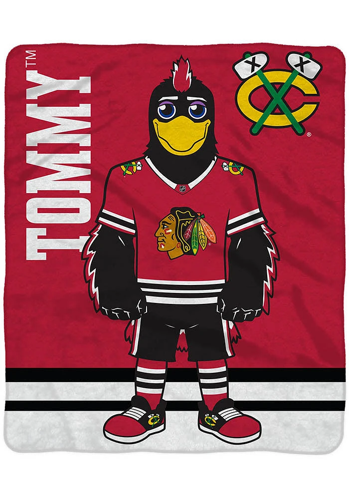 Chicago Blackhawks 60x80 Fleece Blanket - Black