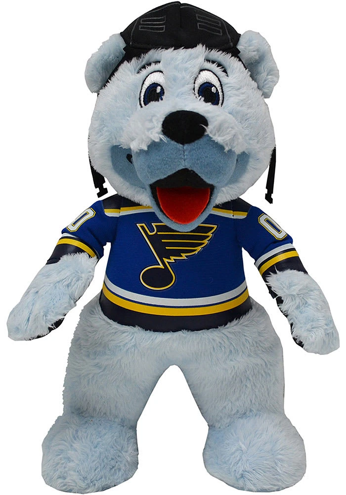 St Louis Blues 10 Inch Mascot Plush - Blue